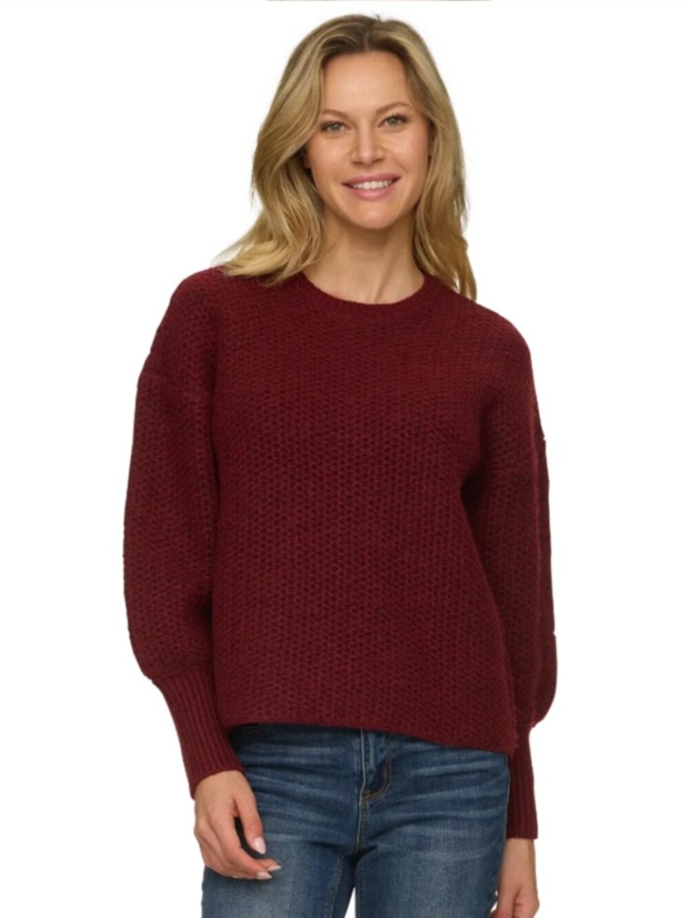 Flag & Anthem Flora Drop Shoulder Sweater – Berry – Size M (BNWT)